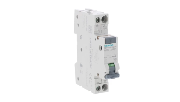 Wyłącznik różnicowo-nadprądowy 2P C 4A 0,03A typ AC 6kA 30mA SENTRON 5SV1316-1KK04