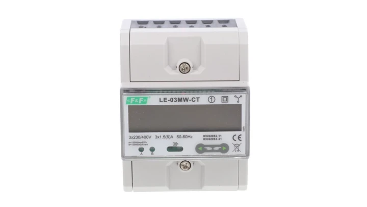 Trójfazowy licznik energii elektrycznej LE-03MW-CT