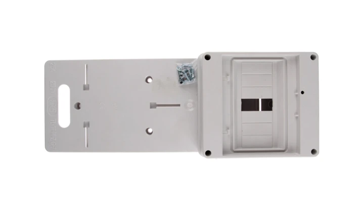 Tablica licznikowa 420x157mm 1F /S/ biała 0111-00