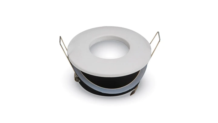 Oprawa punktowa Oczko 1xGU10 IP54 Okrągła Biała 3613