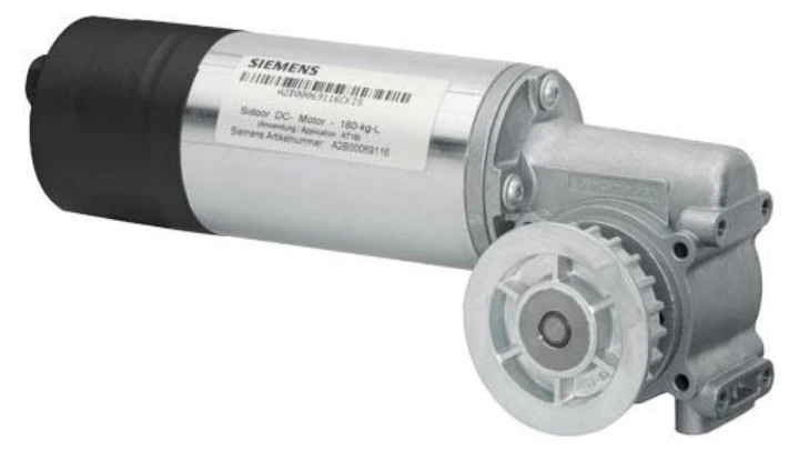 SIDOOR M3 L GEARED MOTOR, PINION, LEFT MAX. 180KG DOOR WEIGHT, CABLE LENGTH 1.5 M, 30VDC, -20C TO +50C 6FB1103-0AT10-4MB0
