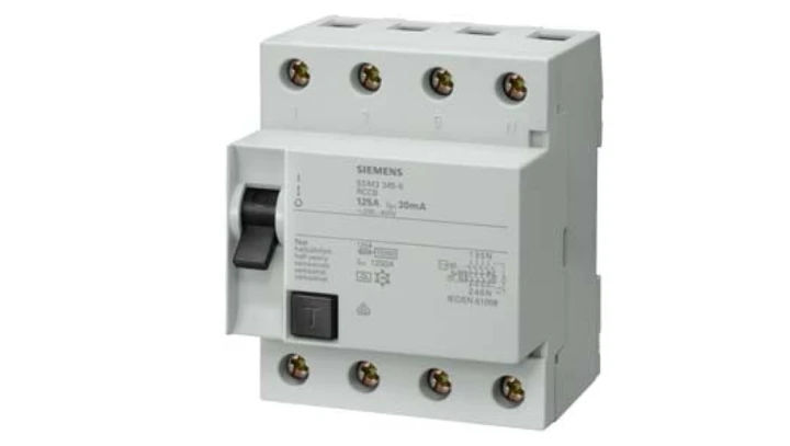 Wyłącznik różnicowoprądowy 3P+N 125A 0,03A typ A 5SM3745-6
