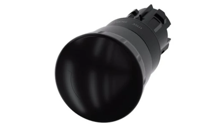 Przycisk bezpieczeństwa czarny 22mm tworzywo 40mm odbl przez obrót SIRIUS ACT 3SU1000-1HB10-0AA0