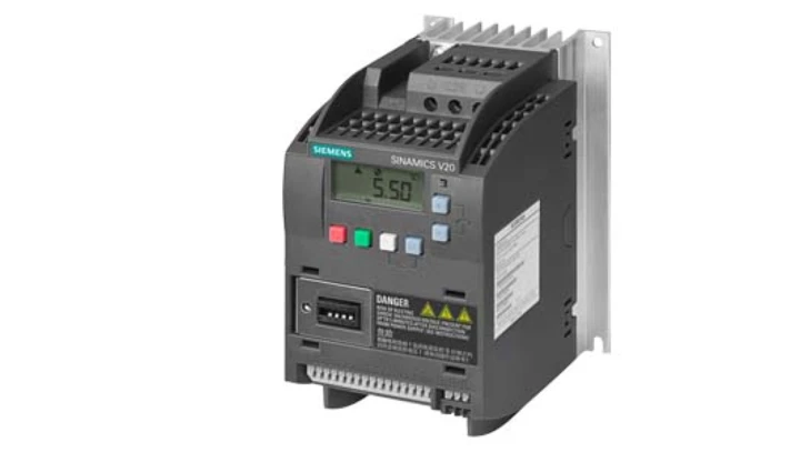 Falownik Uwe=400V, Uwy=3x400V/5,6A 2,2kW Sinamics V20 6SL3210-5BE22-2CV0