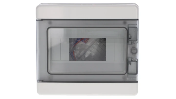 Rozdzielnica modułowa PV 1x8 natynkowa drzwi transp. seria 620 IP65 200x180x100 szyna N+PE szara EC62008E