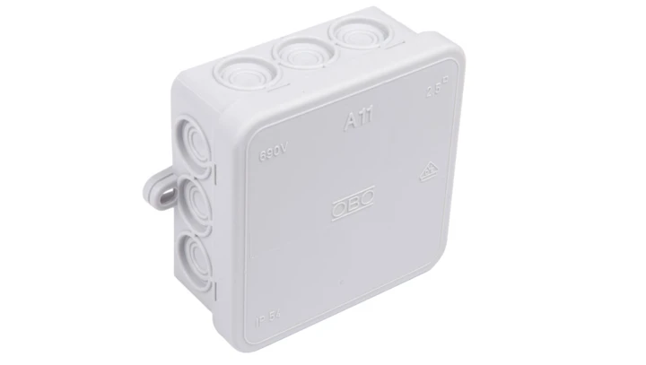 Puszka n/t odgałęźna 85x85x40 IP55 A 11 jasnoszara 2000342 /10szt./