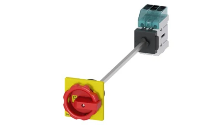 Rozłącznik główny/awaryjny 3P 40A 18,5kW AC23A 400V montaż na płycie pokrętło otwór centralny 22.5 mm 3LD3348-0TK53