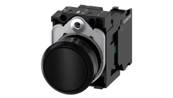 Przycisk czarny 3SU1100-0AB10-1BA0