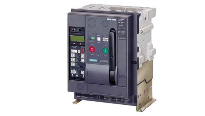 Wyłącznik mocy powietrzny wysuwny bez kasety 1000A 3P 500V AC 3WL1110-3EB35-1GA2