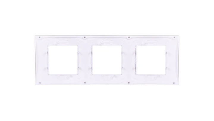 Unica Plus Ramka potrójna szary pozioma MGU6.006.865