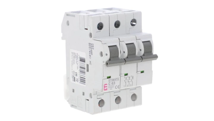 Wyłącznik nadprądowy ETIMAT 6 3p C63 002145522