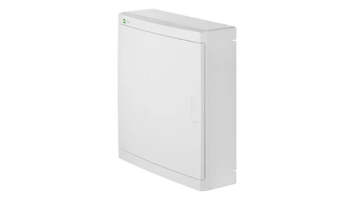 Rozdzielnica multimedialna Elegant 2x12 natynkowa IP40 N+PE drzwi białe 2425-20