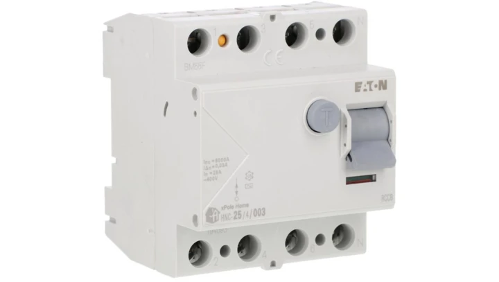 Wyłącznik różnicowoprądowy 4P 25A 0,03A typ AC xPole Home HNC-25/4/003 194693