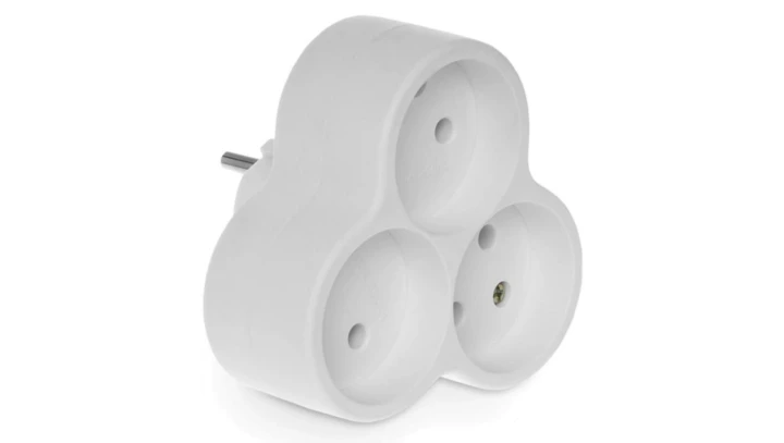 Rozgałęźnik wtyczkowy 3-gniazda b/u 16A R-35