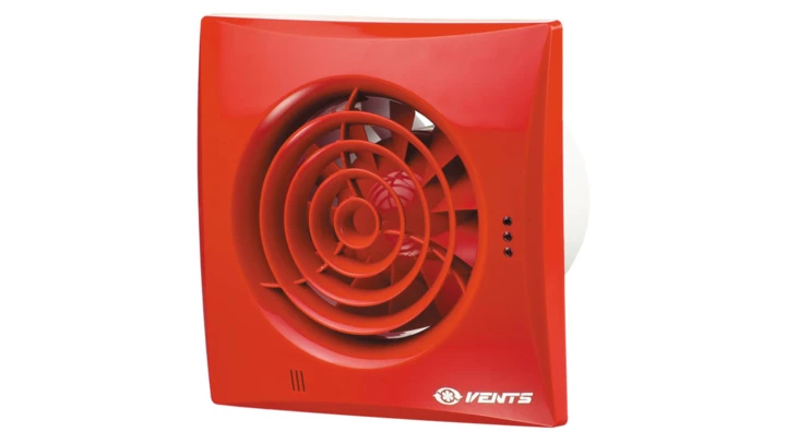 Wentylator osiowy 100mm standard czerwony 100QUIETRED