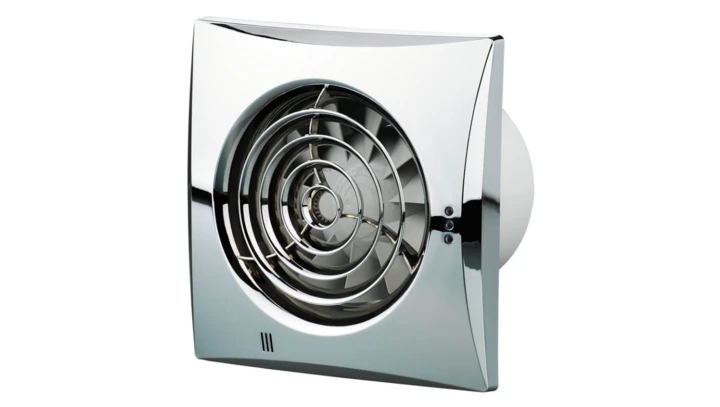 Wentylator osiowy 100mm z wył.czasowym chrom 100QUIETTCHR