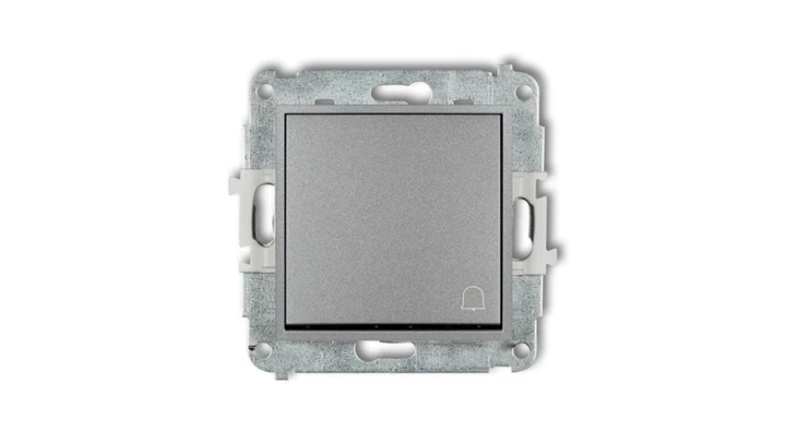 MINI Przycisk /dzwonek/ srebrny metalik 7MWP-4