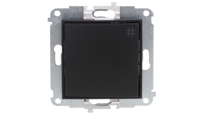 MINI Łącznik krzyżowy czarny mat 12MWP-6