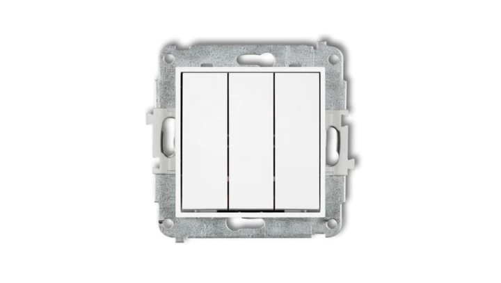 MINI Łącznik potrójny biały MWP-7