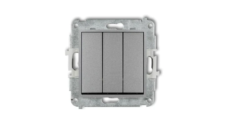 MINI Łącznik potrójny srebrny metalik 7MWP-7