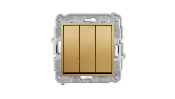 MINI Łącznik potrójny złoty 29MWP-7