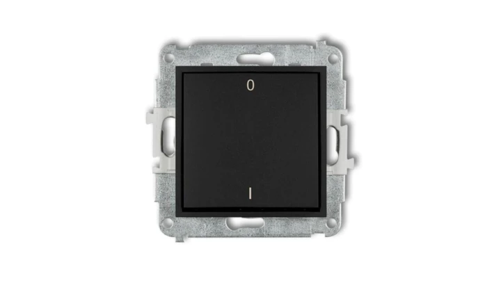 MINI Łącznik dwubiegunowy /0-1/ czarny mat 12MWP-9