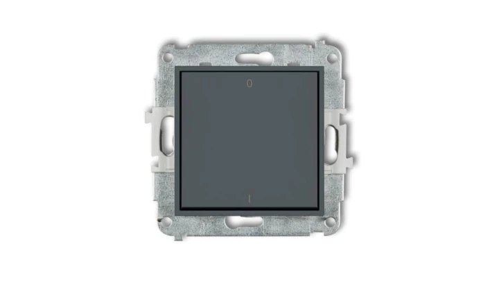 MINI Łącznik dwubiegunowy /0-1/ grafitowy mat 28MWP-9