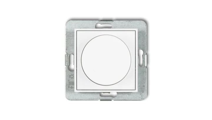 MINI Ściemniacz elektroniczny przyciskowo-obrotowy do lamp LED biały MRO-2