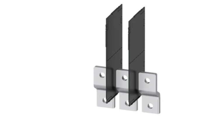 Przyłącza płaskie wydłużone 3P z barierami międzyfazowymi do 3VA13/24/23/24 3VA9483-0QB00