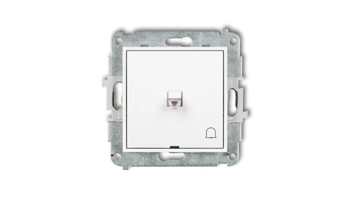 MINI Przycisk /dzwonek/ w stylu amerykańskim biały MWPUS-4