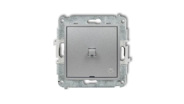 MINI Przycisk /światło/ w stylu amerykańskim srebrny metalik 7MWPUS-5