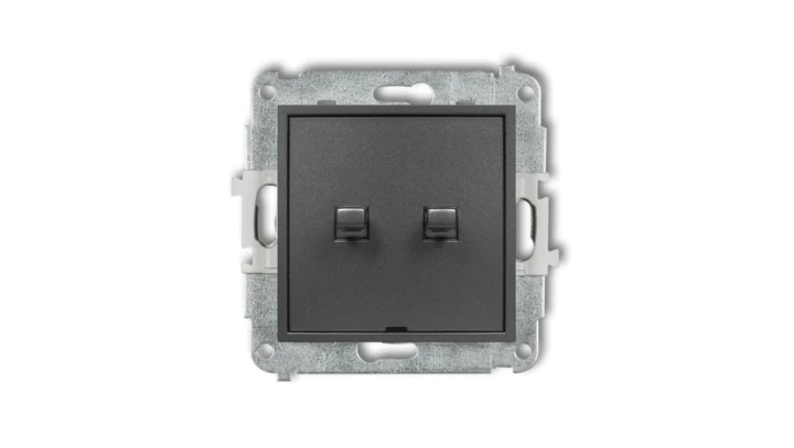 MINI Łącznik świecznikowy w stylu amerykańskim grafitowy 11MWPUS-2