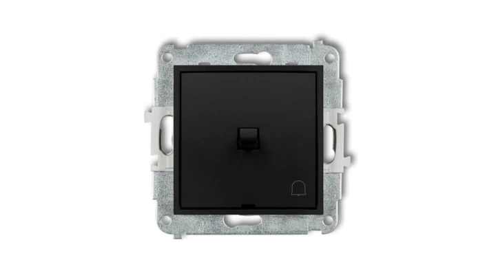 MINI Przycisk /dzwonek/ w stylu amerykańskim czarny mat 12MWPUS-4