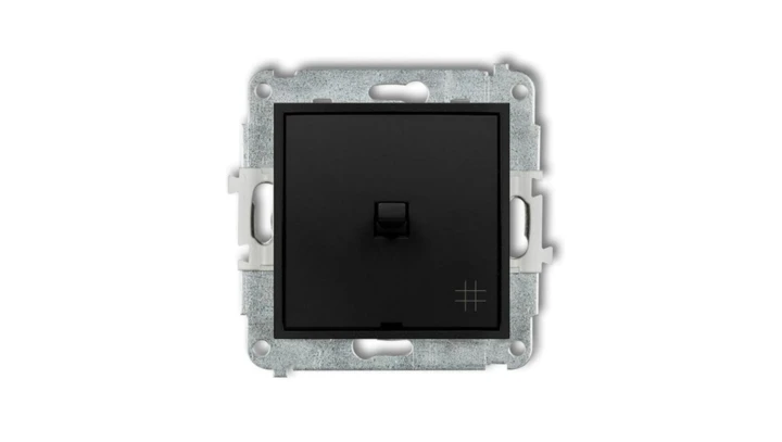 MINI Łącznik krzyżowy w stylu amerykańskim czarny mat 12MWPUS-6