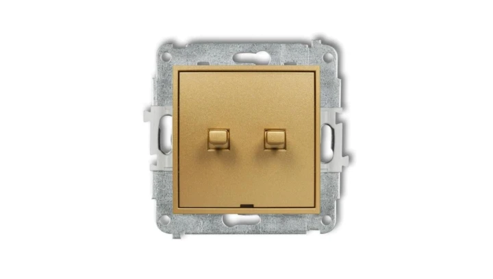 MINI Łącznik świecznikowy w stylu amerykańskim złoty 29MWPUS-2