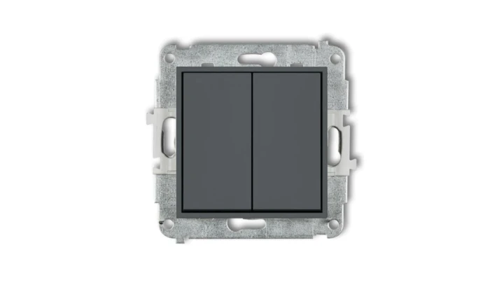 MINI Przycisk świecznikowy grafitowy mat 28MWP-44.1