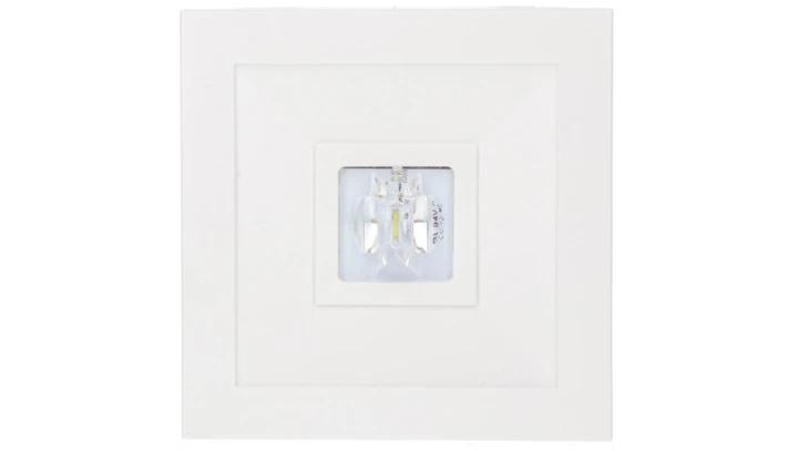 Oprawa awaryjna LOVATO N LED 1W (opt. koryt.) 1h jednozadaniowa biała ECO LED LVNC/1W/E/1/SE