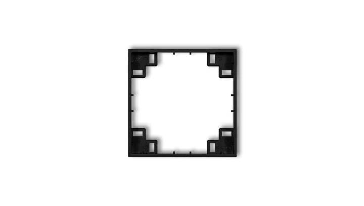 MINI Ramka pośrednia czarny mat 12MRP-1