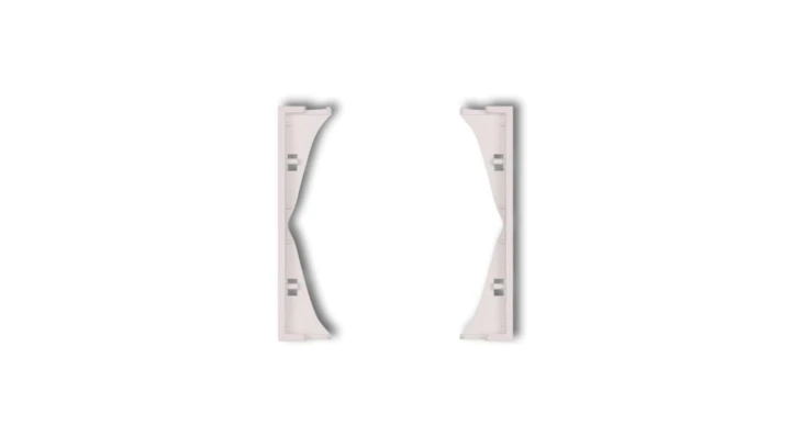 MINI Ramka pośrednia do gniazd podwójnych pudrowy róż 40MRP-2