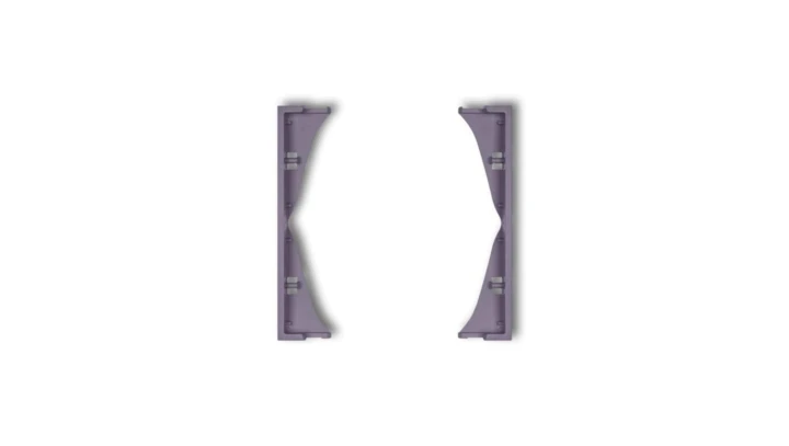 MINI Ramka pośrednia do gniazd podwójnych wrzosowa 50MRP-2