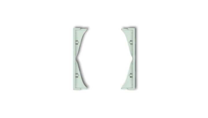 MINI Ramka pośrednia do gniazd podwójnych miętowa 46MRP-2