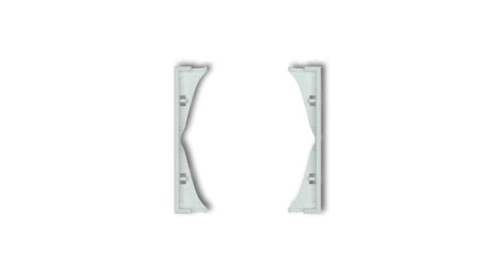 MINI Ramka pośrednia do gniazd podwójnych lodowy błękit 47MRP-2