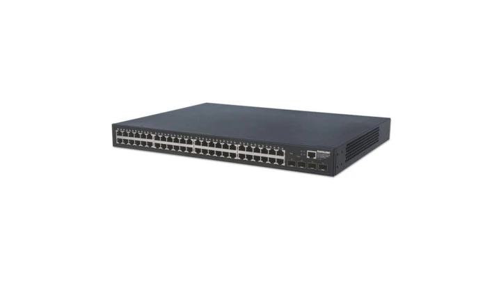 Switch 48-portowy zarządzalny Gigabit RJ45 4x SFP