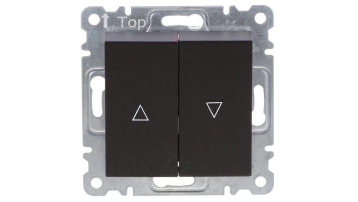 Lumina Łącznik żaluzjowy bistabilny czarny WL0313