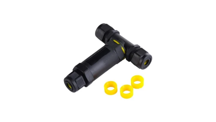 Mufa kablowa rozgałęźna skręcana typu T 3x2,5 długa IP68 MKT-3B-D