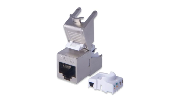 Moduł Keystone RJ45 (8p8c) kat.6A STP beznarzędziowy DN-93617