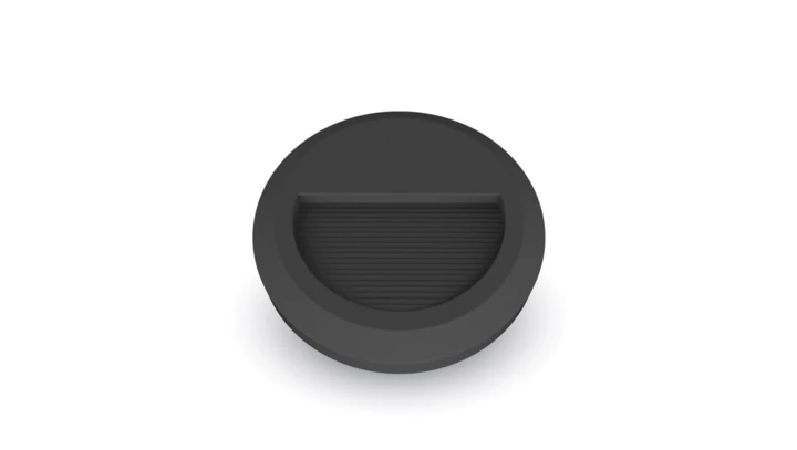 Oprawa Schodowa LED VT-1142 2W 4000K 60lm Okrągły Czarny 1316