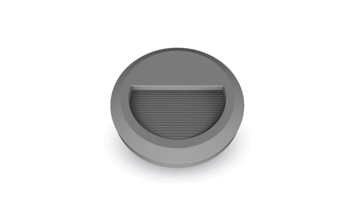 Oprawa Schodowa LED VT-1142 2W 4000K 60lm Okrągły Szary 1318