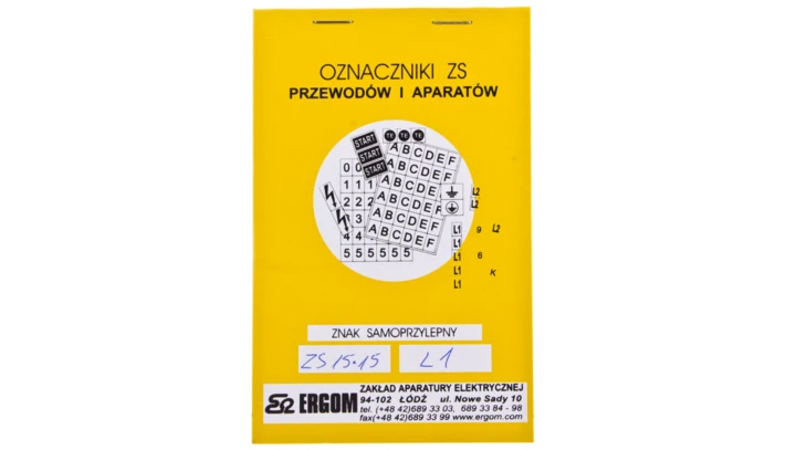 Znaki samoprzylepne ZS 15x15/L1 E04ZP-02030108400