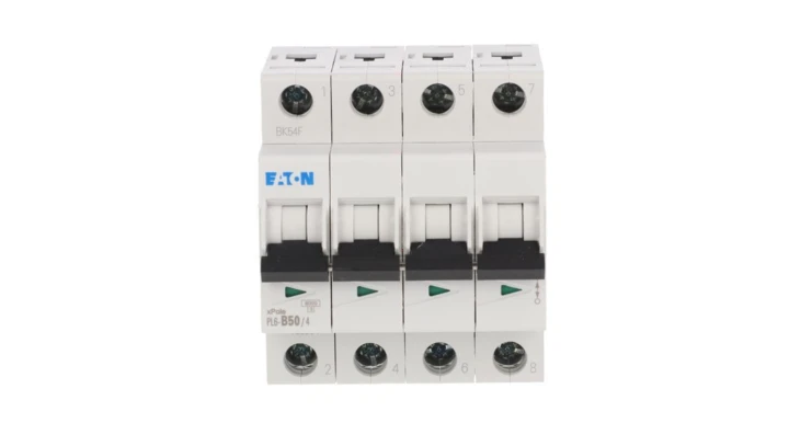 Wyłącznik nadprądowy 4P B 50A 6kA AC PL6-B50/4 166504
